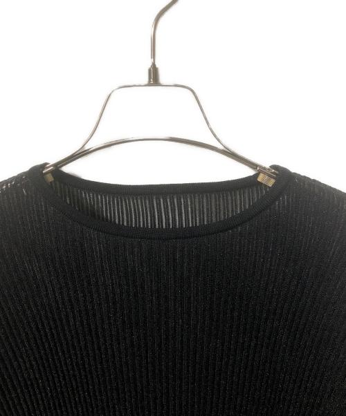 CFCL（シーエフシーエル）CFCL (シーエフシーエル) HYPHA LUCENT GLITTER LONG SLEEVE FLARE TOP ブラック サイズ:SIZE 1の古着・服飾アイテム