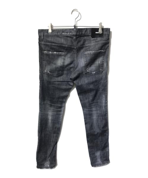 DSQUARED2（ディースクエアード）DSQUARED2 (ディースクエアード) Skater Jean/デニムパンツ ブラック サイズ:50の古着・服飾アイテム