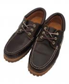 Timberlandティンバーランド）の古着「スリーアイクラシックラグ」｜ブラウン