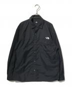 THE NORTH FACEザ ノース フェイス）の古着「ロングスリーブヌプシシャツ」｜ブラック