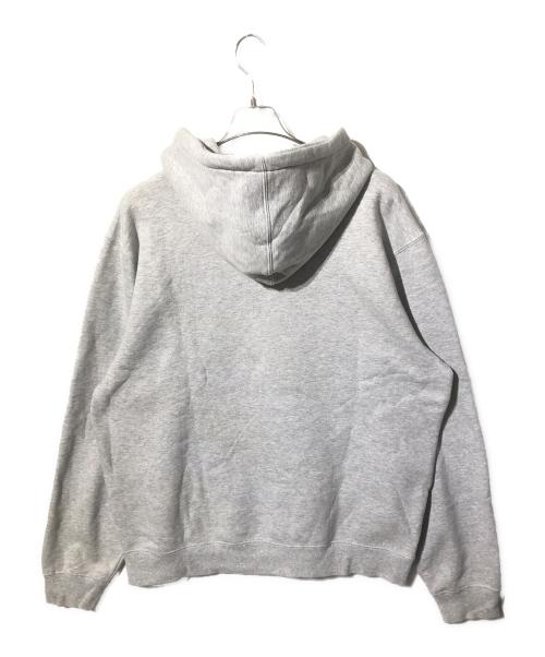 stussy（ステューシー）stussy (ステューシー) Chenille Arch Applique プルオーバーパーカー グレー サイズ:SIZE XLの古着・服飾アイテム