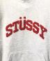 中古・古着 stussy (ステューシー) Chenille Arch Applique プルオーバーパーカー グレー サイズ:SIZE XL：10000円