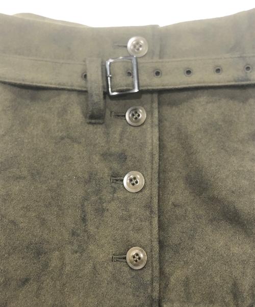 Y's（ワイズ）Y's (ワイズ) ベルテッドウールスカート グリーン サイズ:SIZE 1の古着・服飾アイテム