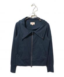 Vivienne Westwood RED LABEL（ヴィヴィアンウエストウッドレッドレーベル）の古着「ビッグカラーショートブルゾン」｜ネイビー
