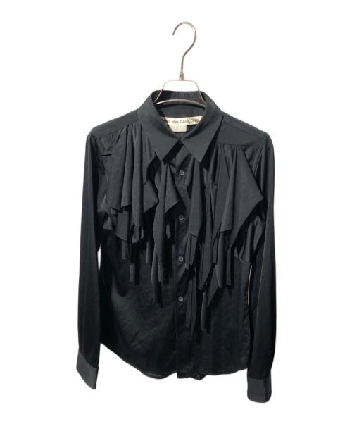 COMME des GARCONS（コムデギャルソン）COMME des GARCONS (コムデギャルソン) フリルシャツ ブラック サイズ:XSの古着・服飾アイテム