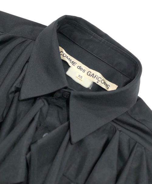 COMME des GARCONS（コムデギャルソン）COMME des GARCONS (コムデギャルソン) フリルシャツ ブラック サイズ:XSの古着・服飾アイテム