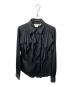 COMME des GARCONS（コムデギャルソン）の古着「フリルシャツ」｜ブラック
