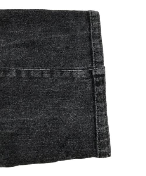 BALMAIN（バルマン）BALMAIN (バルマン) 蛇腹バイカーデニムパンツ グレー サイズ:27の古着・服飾アイテム