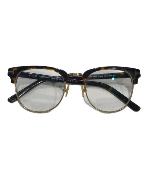 TOM FORD（トムフォード）TOM FORD (トムフォード) ウェリントン型眼鏡 ブラウン サイズ:51□20の古着・服飾アイテム