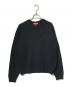 SUPREME（シュプリーム）の古着「Flocked Logo Sweater/ロゴニット」｜ブラック