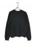 SUPREME (シュプリーム) Flocked Logo Sweater/ロゴニット ブラック サイズ:S：15000円