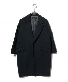 tricot COMME des GARCONS（トリココムデギャルソン）の古着「ウールチェスターコート」｜ブラック