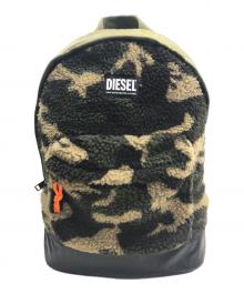DIESEL（ディーゼル）の古着「カモフラボアリュック」｜ブラウン