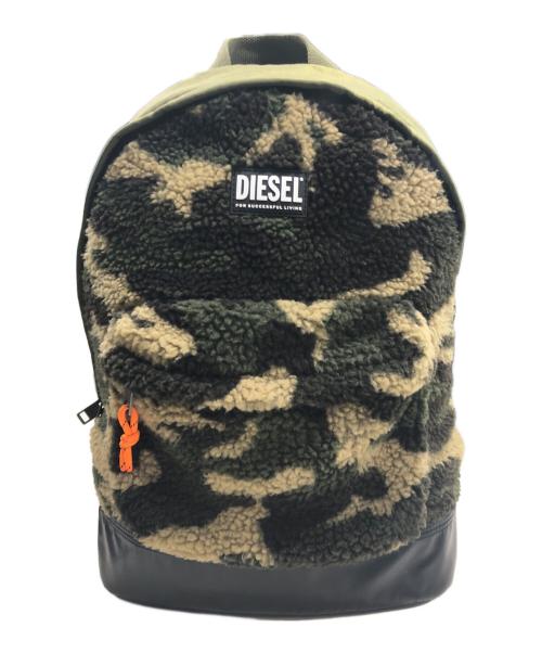 DIESEL（ディーゼル）DIESEL (ディーゼル) カモフラボアリュック ブラウンの古着・服飾アイテム