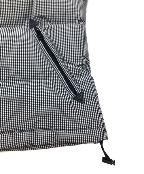 BURBERRY BLACK LABEL（バーバリーブラックレーベル）BURBERRY BLACK LABEL (バーバリーブラックレーベル) ギンガムチェックダウンベスト/フーディーベスト グレー サイズ:Ｍの古着・服飾アイテム