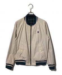 BLACK LABEL CRESTBRIDGE（ブラックレーベル クレストブリッジ）の古着「リバーシブルジャケット/ブルゾン/チェックジャケット」｜ベージュ