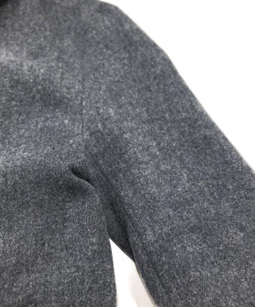 BLACK LABEL CRESTBRIDGE（ブラックレーベル クレストブリッジ）BLACK LABEL CRESTBRIDGE (ブラックレーベル クレストブリッジ) ショートメルトンコート グレー サイズ:Lの古着・服飾アイテム