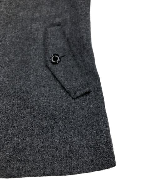 BLACK LABEL CRESTBRIDGE（ブラックレーベル クレストブリッジ）BLACK LABEL CRESTBRIDGE (ブラックレーベル クレストブリッジ) ショートメルトンコート グレー サイズ:Lの古着・服飾アイテム