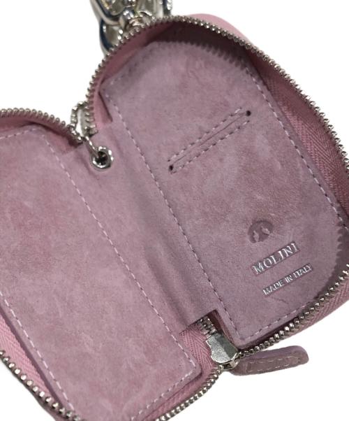 MOLINI（モリニ）MOLINI (モリニ) スウェードキーケース ピンクの古着・服飾アイテム