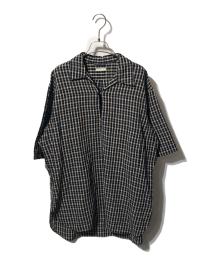 ULTERIOR（アルテリア）の古着「WOOL SILK MESH HALF- ZIP SH」｜ブラック