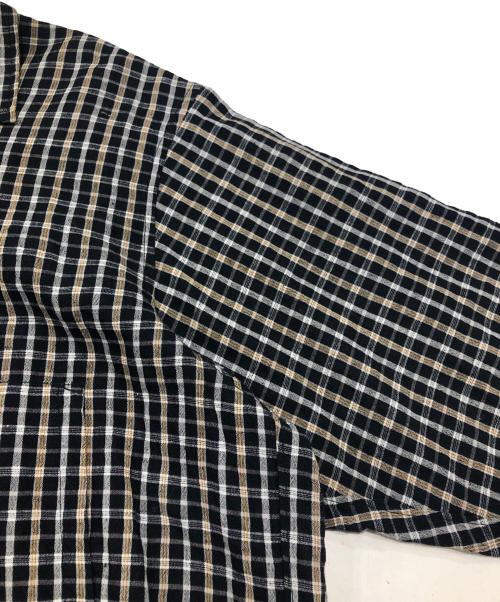 ULTERIOR（アルテリア）ULTERIOR (アルテリア) WOOL SILK MESH HALF- ZIP SH ブラック サイズ:4の古着・服飾アイテム