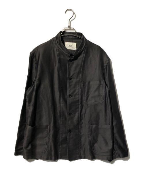 OUTIL（ウティ）OUTIL (ウティ) モールスキンスタンドカラージャケット ブラウン サイズ:4の古着・服飾アイテム