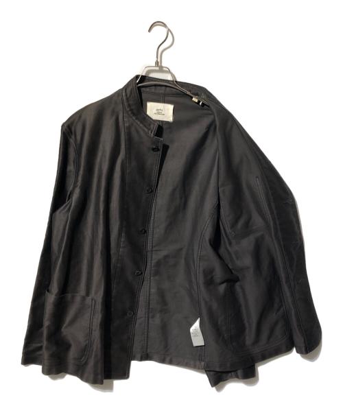 OUTIL（ウティ）OUTIL (ウティ) モールスキンスタンドカラージャケット ブラウン サイズ:4の古着・服飾アイテム