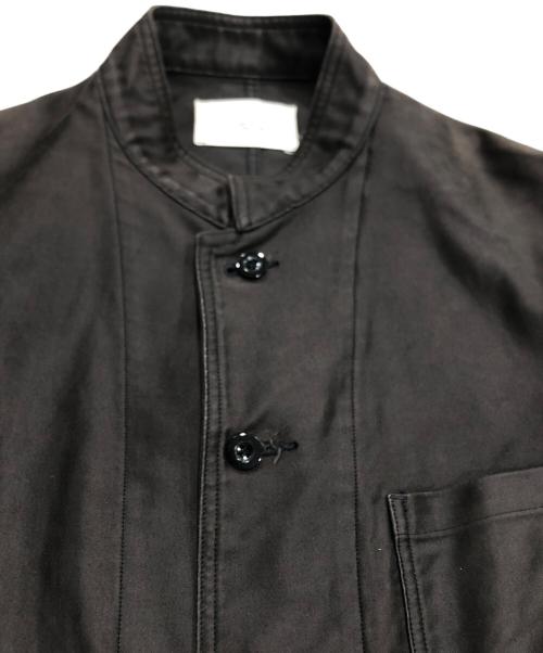OUTIL（ウティ）OUTIL (ウティ) モールスキンスタンドカラージャケット ブラウン サイズ:4の古着・服飾アイテム
