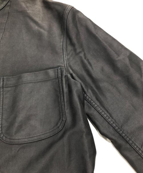 OUTIL（ウティ）OUTIL (ウティ) モールスキンスタンドカラージャケット ブラウン サイズ:4の古着・服飾アイテム