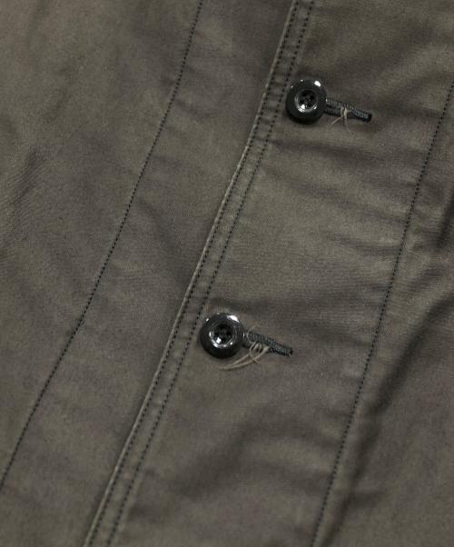 OUTIL（ウティ）OUTIL (ウティ) モールスキンスタンドカラージャケット ブラウン サイズ:4の古着・服飾アイテム