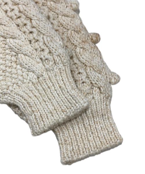 ISSEY MIYAKE（イッセイミヤケ）ISSEY MIYAKE (イッセイミヤケ) 3Dニットカーディガン ホワイト サイズ:Mの古着・服飾アイテム
