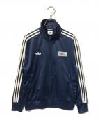 adidas×oasisアディダス×オアシス）の古着「トラックトップ」｜ネイビー