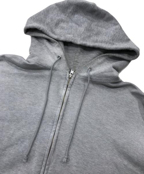AURALEE（オーラリー）AURALEE (オーラリー) PRODUCT DYED PIMA LIGHT SWEAT ZIP PARKA グレー サイズ:4の古着・服飾アイテム