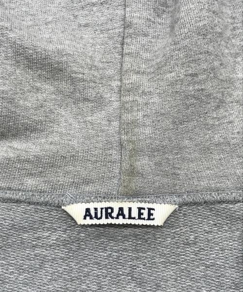 AURALEE（オーラリー）AURALEE (オーラリー) PRODUCT DYED PIMA LIGHT SWEAT ZIP PARKA グレー サイズ:4の古着・服飾アイテム