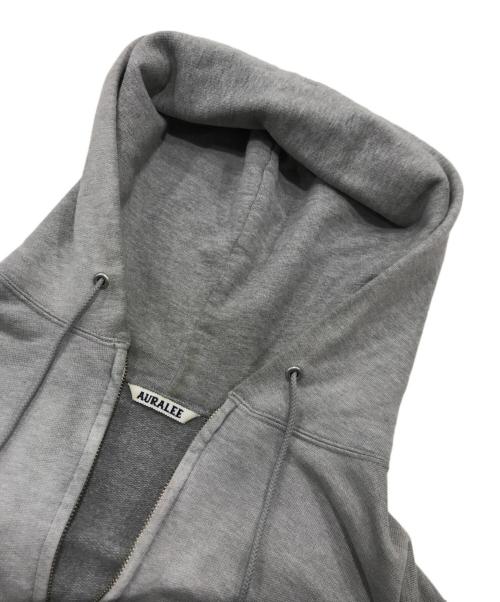 AURALEE（オーラリー）AURALEE (オーラリー) PRODUCT DYED PIMA LIGHT SWEAT ZIP PARKA グレー サイズ:4の古着・服飾アイテム