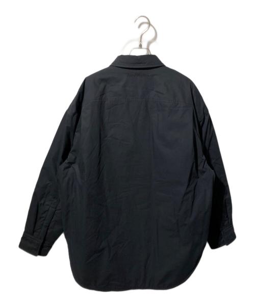Acne studios（アクネ ストゥディオズ）ACNE STUDIOS (アクネ ストゥディオズ) BUTTON-UP SHIRT JACKET ブラック サイズ:46の古着・服飾アイテム