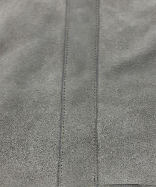 seven by seven（セブンバイセブン）SEVEN BY SEVEN (セブンバイセブン) HAND PAINTED LEATHER TOTE/トートバッグ グレーの古着・服飾アイテム