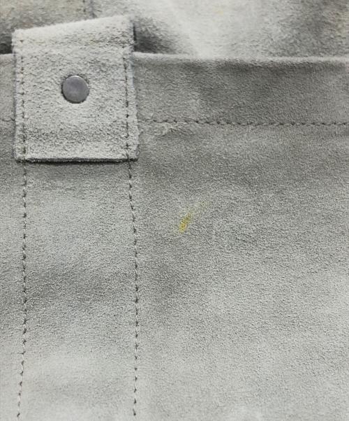 seven by seven（セブンバイセブン）SEVEN BY SEVEN (セブンバイセブン) HAND PAINTED LEATHER TOTE/トートバッグ グレーの古着・服飾アイテム