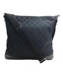 GUCCI（グッチ）の古着「GGキャンバス ショルダーバッグ」｜ブラック