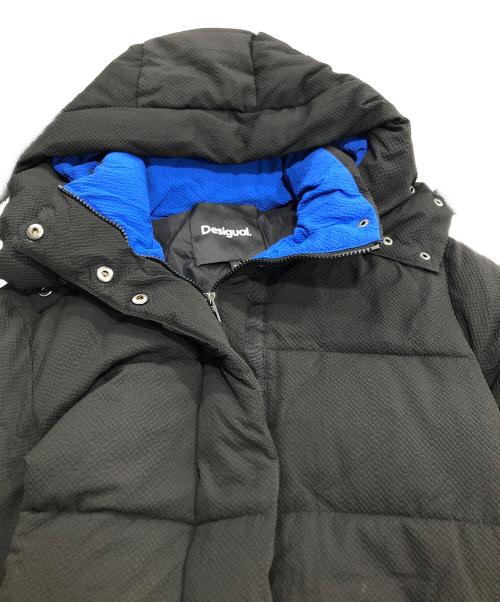 Desigual（デシグアル）Desigual (デシグアル) ロングキルティングコート ブラック サイズ:XLの古着・服飾アイテム