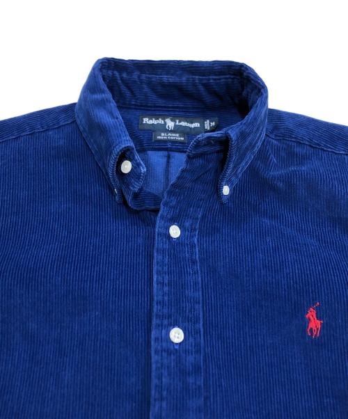 RALPH LAUREN（ラルフローレン）RALPH LAUREN (ラルフローレン) コーデュロイシャツ ブルー サイズ:Mの古着・服飾アイテム