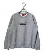SUPREMEシュプリーム）の古着「BOX LOGO CREWNECK/クルーネックスウェット」｜グレー