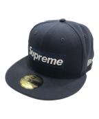 SUPREME×New Eraシュプリーム×ニューエラ）の古着「MLB Teams Box Logo CAP/キャップ」｜ネイビー