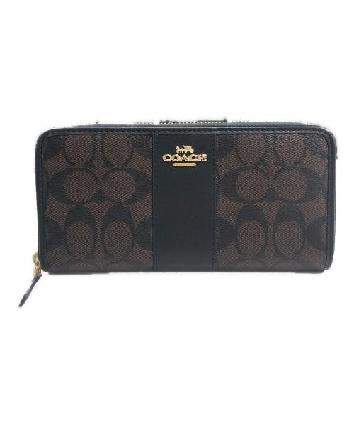 COACH（コーチ）COACH (コーチ) 長財布 ブラウンの古着・服飾アイテム