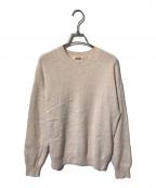 AURALEEオーラリー）の古着「BABY CASHMERE KNIT P/O」｜ベージュ
