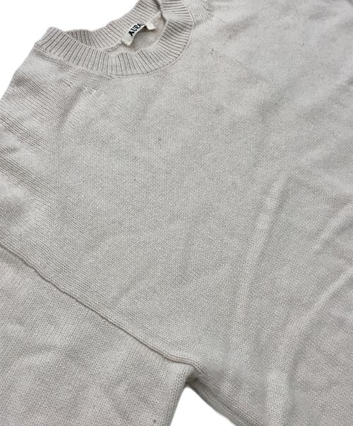 AURALEE（オーラリー）AURALEE (オーラリー) BABY CASHMERE KNIT P/O ベージュの古着・服飾アイテム
