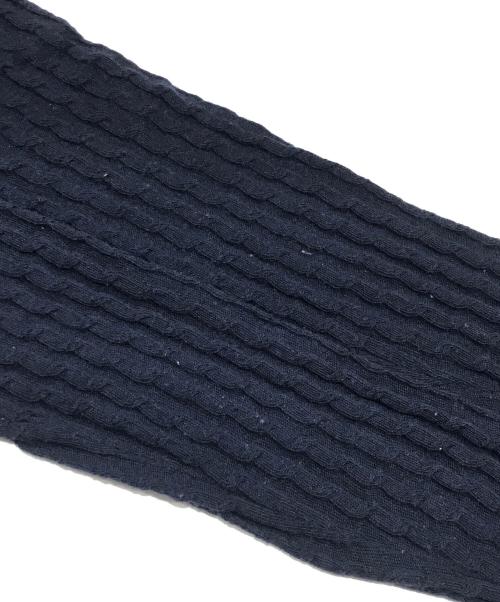 AURALEE（オーラリー）AURALEE (オーラリー) WASHABLE CASHMERE SILK CABLE ネイビーの古着・服飾アイテム