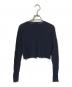 AURALEE (オーラリー) WASHABLE CASHMERE SILK CABLE ネイビー：15000円