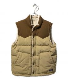 Patagonia（パタゴニア）の古着「リバーシブルビビーダウンベスト」｜ブラウン