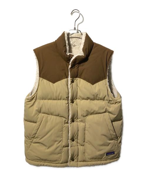 Patagonia（パタゴニア）Patagonia (パタゴニア) リバーシブルビビーダウンベスト ブラウン サイズ:Mの古着・服飾アイテム